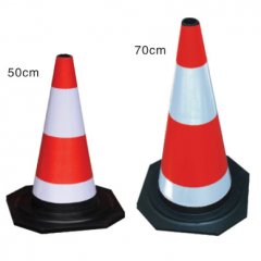 Rubber traffic cone